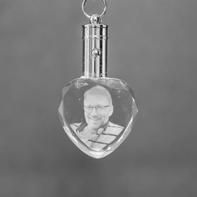 Heart-Shaped Keychains for Customized Engraving