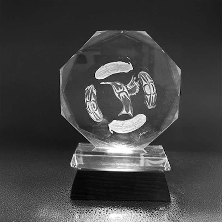 Elegant Hummingbird and Floral Engraving Design