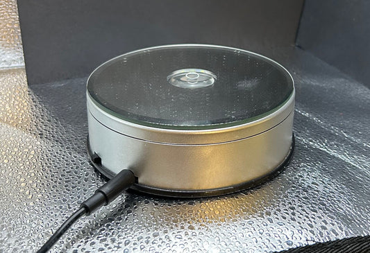 Rotating Silver light base