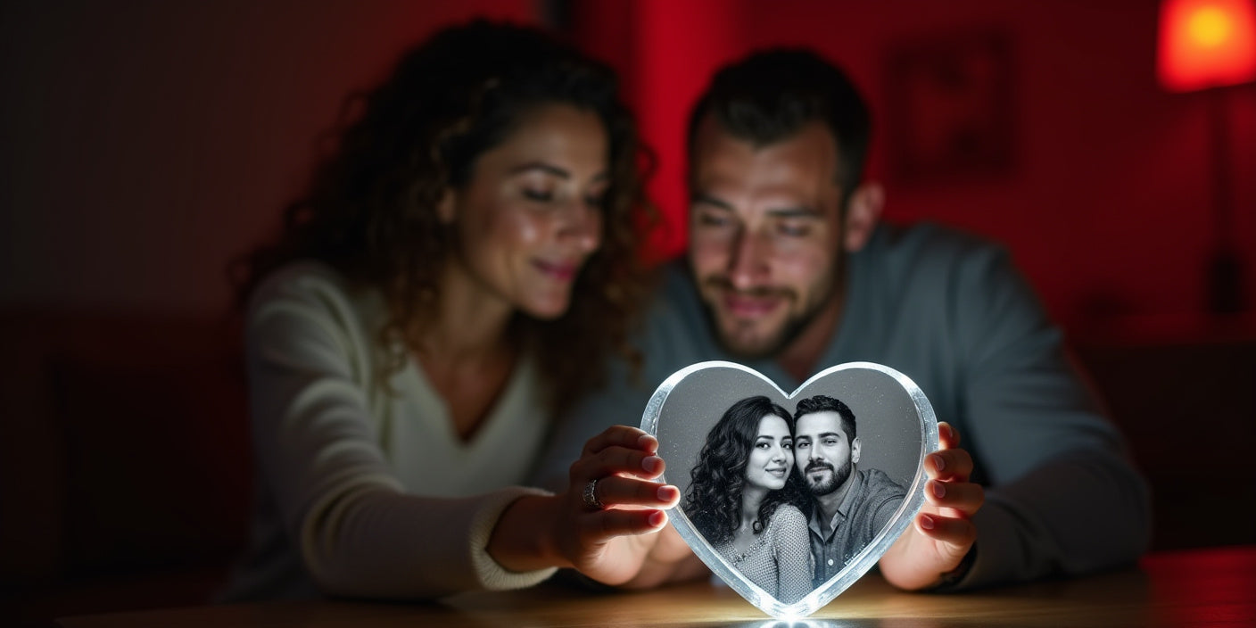 Couple's Engraved Crystal Gift